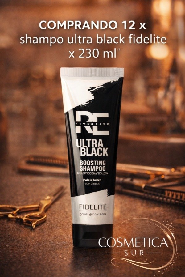 Producto - 12 x shampo ultra black fidelite x 230 ml