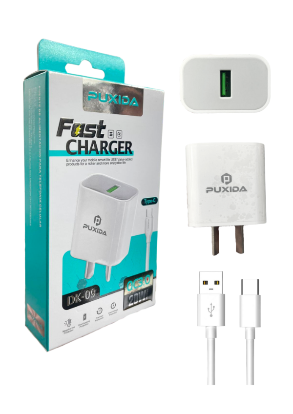 Producto - CARGADOR PUXIDA TIPO C 18W DK09