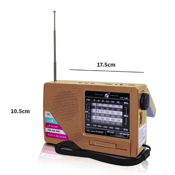 Producto - Radio parlante con carga solar KTF-1488
