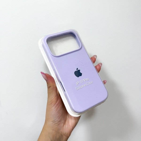 Producto - 19.Silicone case lila pastel