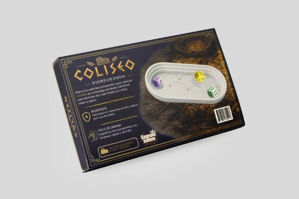 Producto - bandeja para tirar dados "Coliseo" - 2