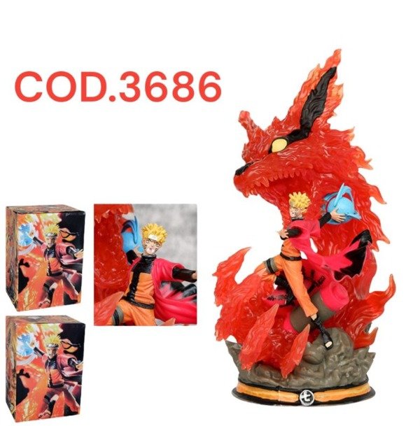 Producto - Figura Diorama Naruto Kyubi 23cm