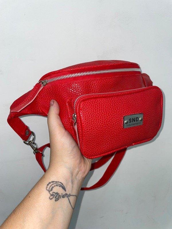 Producto - Riñonera SND ECO CUERO - ROJO
