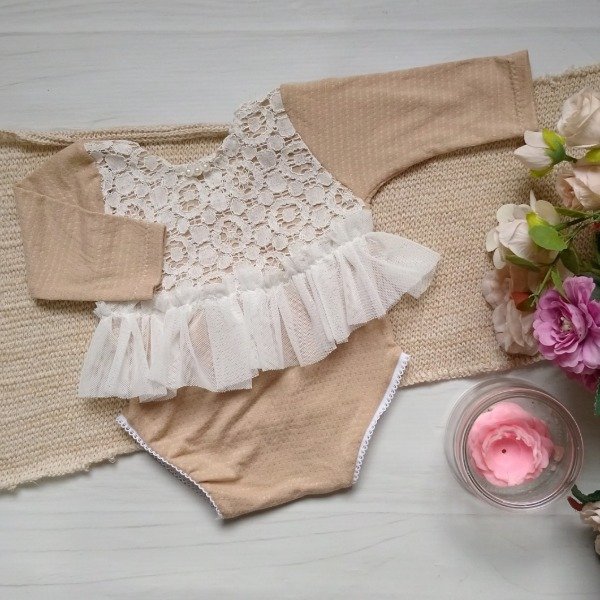 Producto - Body tostad/encaje nb