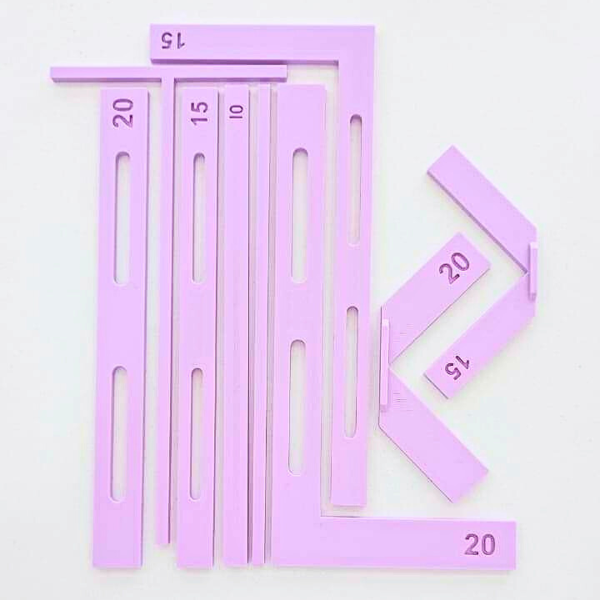 Producto - Kit reglas para encuadernación x9