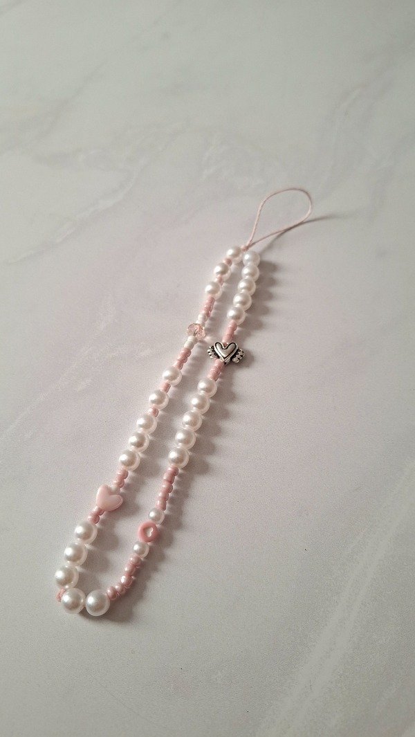 Producto - Strap Phone perla rosa