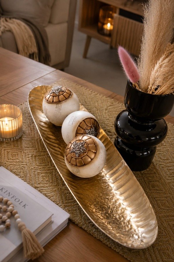 Producto - Centro de mesa dorado