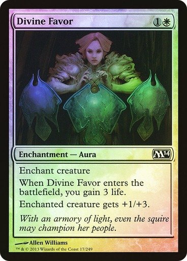 Producto - Divine Favor Foil  Magic 2014 Core Set