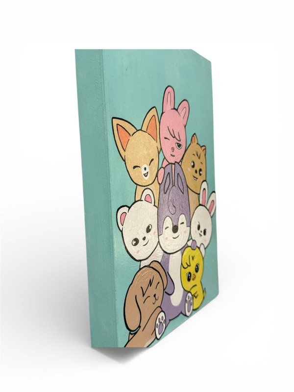 Producto - Cuadro pintado a mano Stray Kids - 2