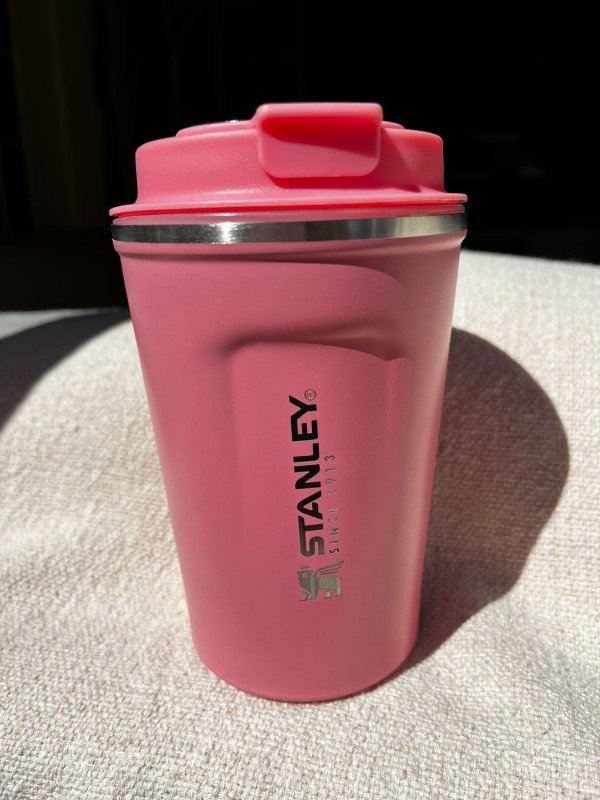 Producto - VASO TERMICO CON TEMPERATURA ROSA