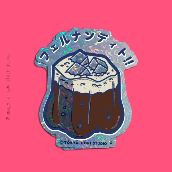 Producto - Sticker Holográfico Fernet