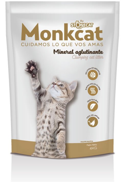 Producto - Monkcat Arena Aglomerante x 4kg