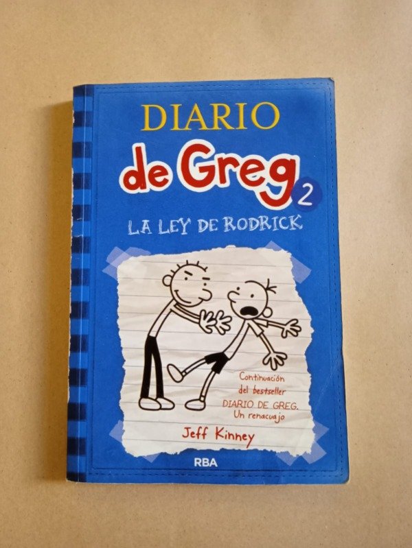 Producto - Diario de Greg La ley de Rodrick - Jeff Kinney - RBA 2016