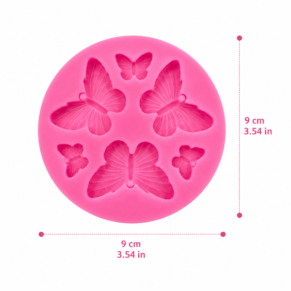 Producto - Molde mariposa 3 grande y 3 mini 1X3