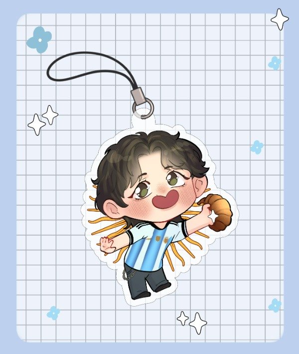 Producto - Phone Charms Acrílico BTS x Argentina - 6