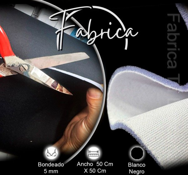 Producto - Bondeado Negro 5mm (50 x 50cm)