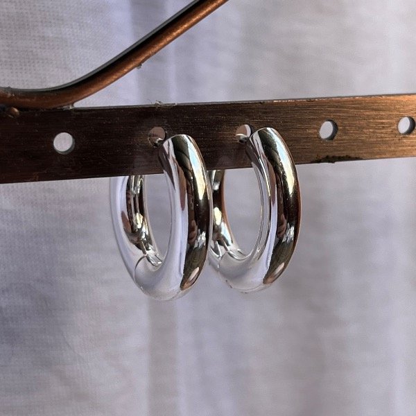 Producto - Aros Cubanos Silver (2 tamaños)