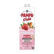Producto - Leche sabor frutilla y almendras s/ azucar PAMPA VIDA X 1lt - Bebida vegetal