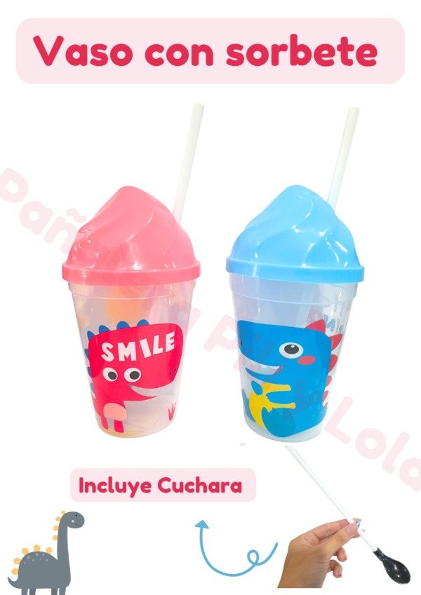 Producto - Vaso sino con sorbete (Consultar color disponible)
