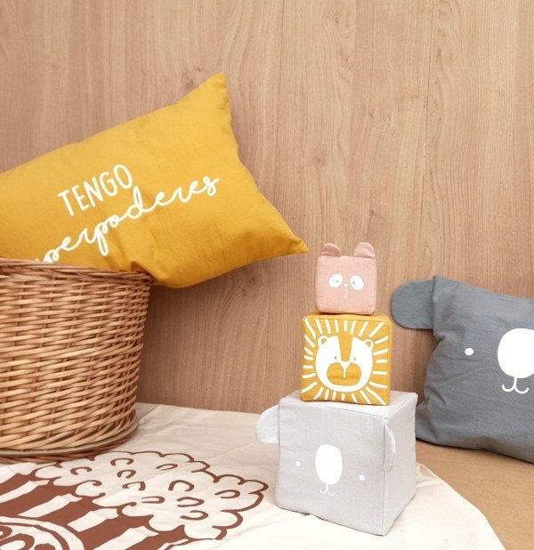 Producto - Set x 3 cubos apilables León