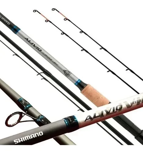Producto - Caña Shimano Alivio Feeder 4.27 M C/ Punteras Intercambiables 3 Tramos Pejerrey