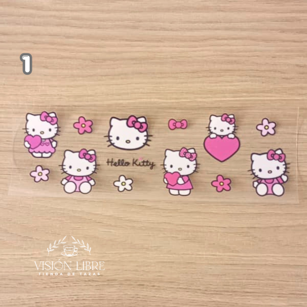Producto - Stickers Kitty 8x23cm - 1