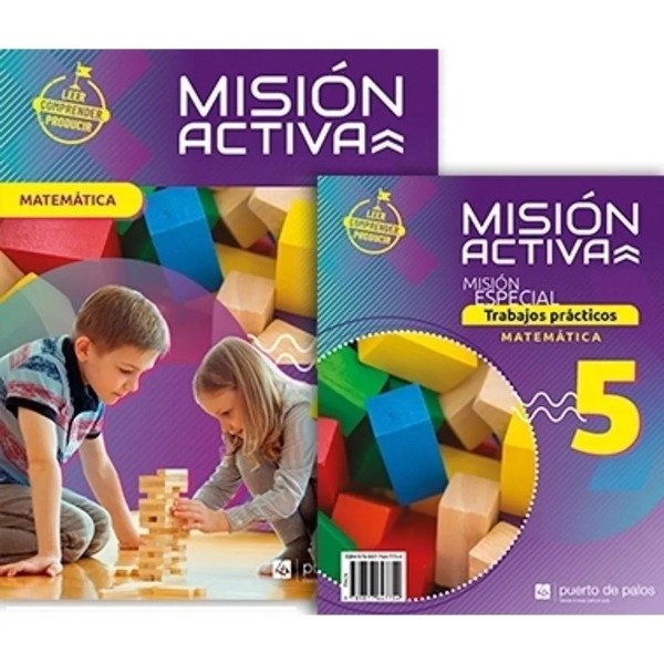 Producto - MATEMATICA 5 - MISION ACTIVA - 9789877647754