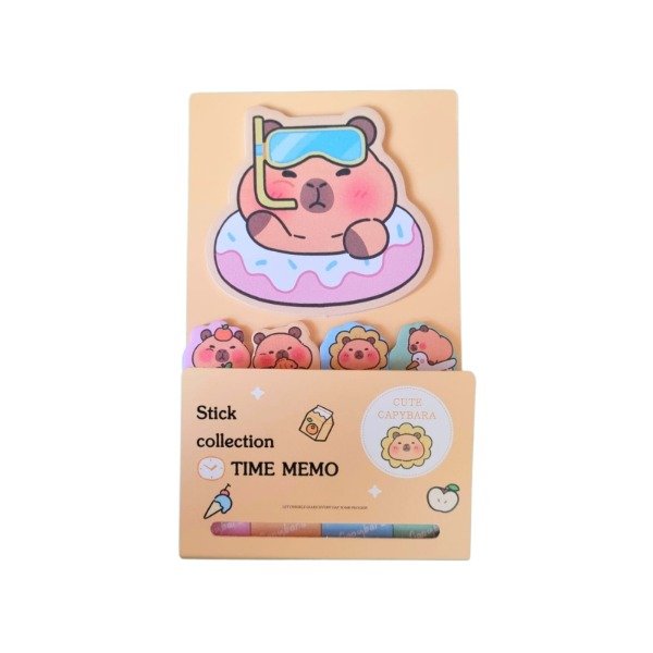 Producto - Notas adhesivas de capibara