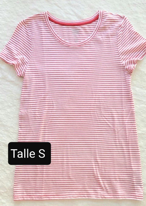 Remera manga corta gap talle S rayada