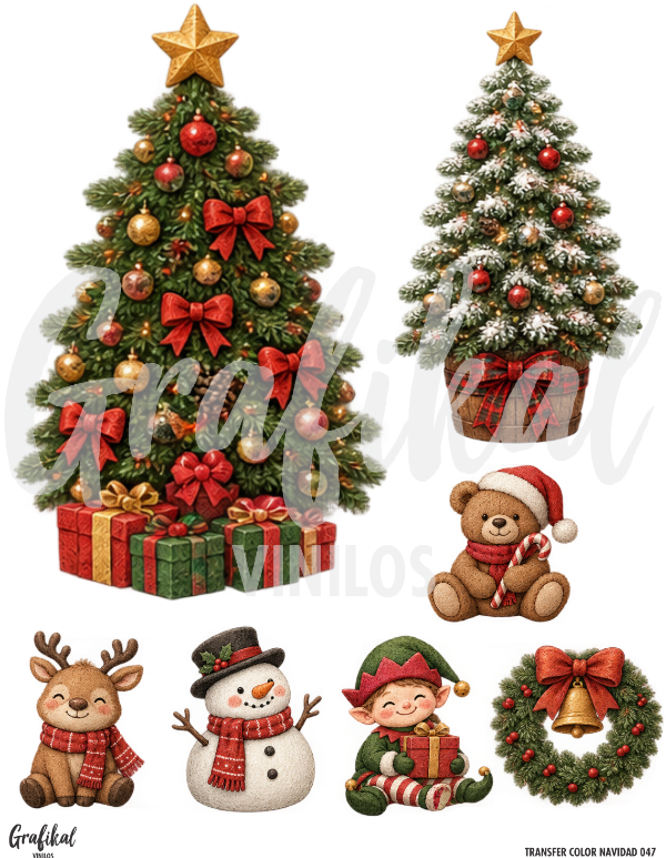 Producto - Transfer Color Navidad 047