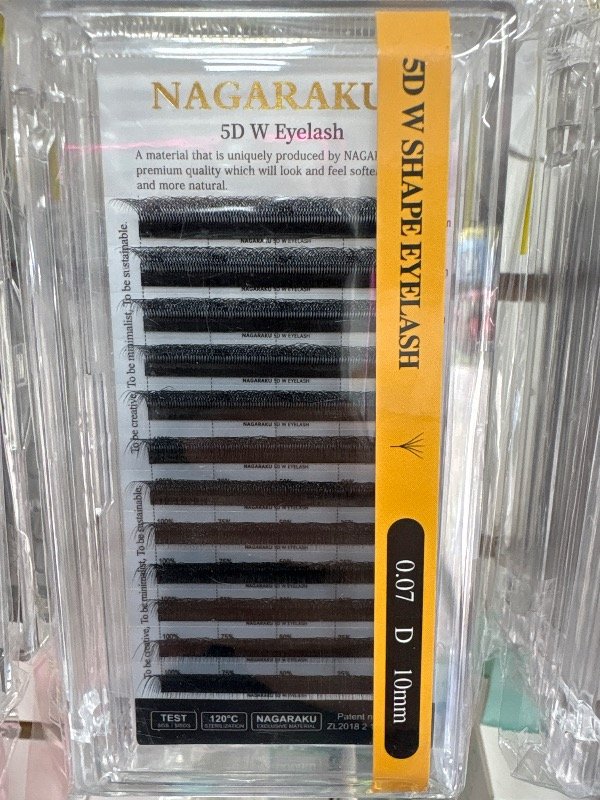 Producto - Pestañas NAGARAKU tecnológicas 5D W 0.07D 10mm