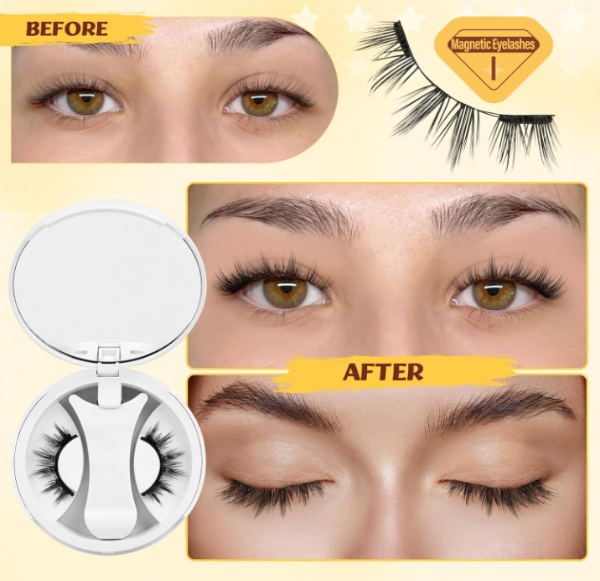 Producto - QUEWEL Reusable Magnetic Eyelashes Modelo CX-NZH-I
