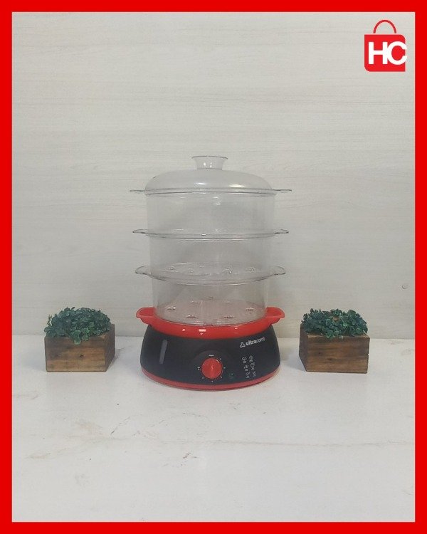 Producto - Vaporera eléctrica Ultracomb de 3 niveles con temporizador - 0