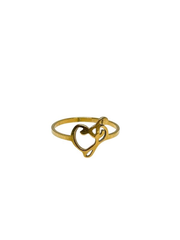 Producto - Anillo Emma acero dorado
