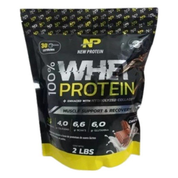 Producto - Suplemento En Polvo New Protein Whey Protein Sabor Chocolate x 908g