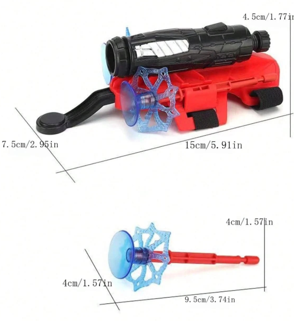 Producto - Mano de Spiderman - Lanzador de objetos con ventosa para muñeca