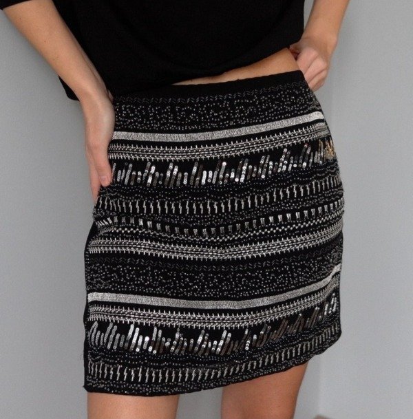 Producto - Pollera hym apliques