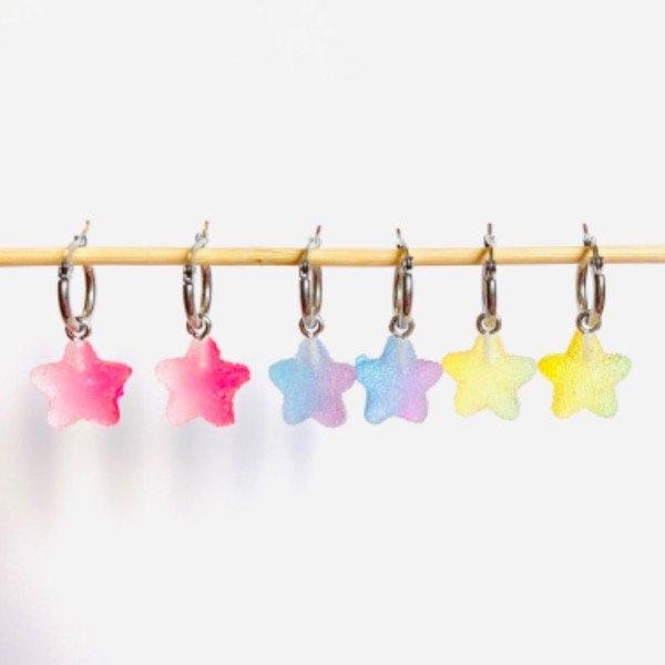 Producto - Aros estrellitas acidas