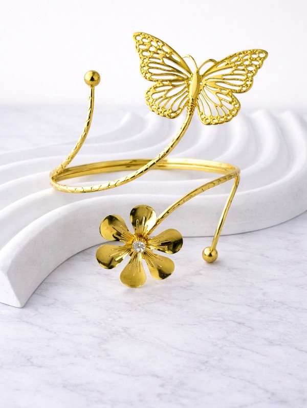 Producto - BRAZALETE DORADO MARIPOSA 4031