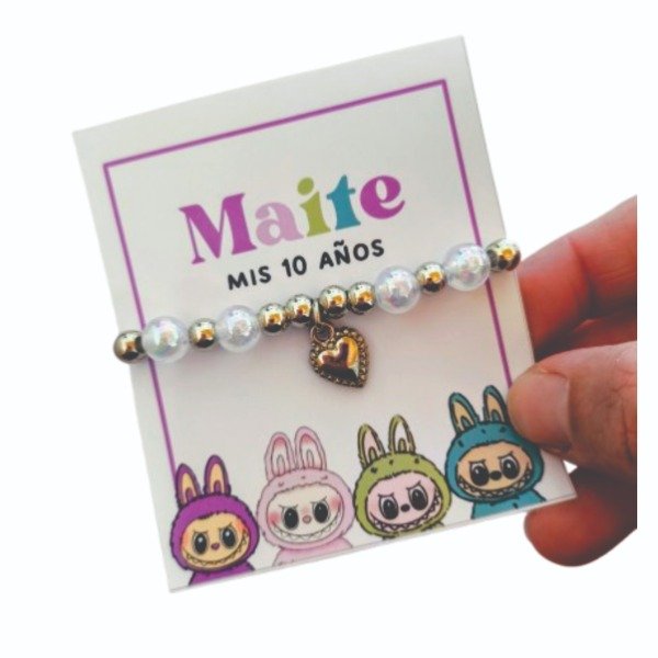 Producto - Pulseras con tarjeta personalizada x 10