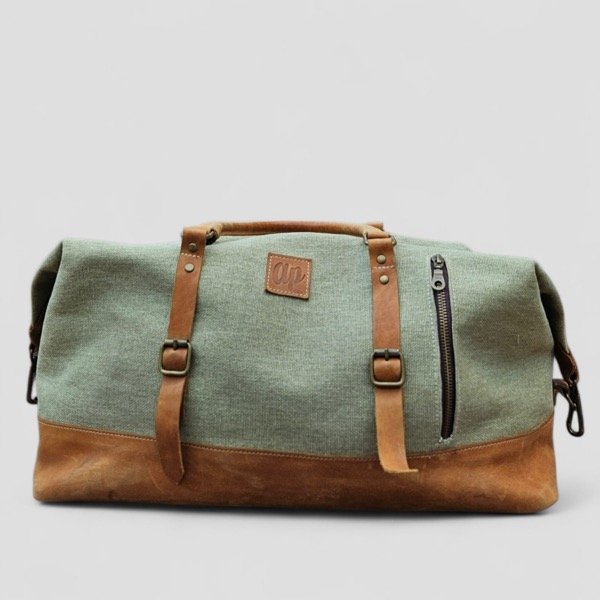 Producto - Bolso de viaje combinado - verde suela