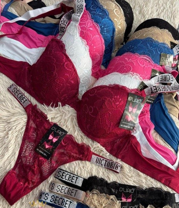 Producto - Conjunto victoria secret brillo al finalizar consultar q color queda