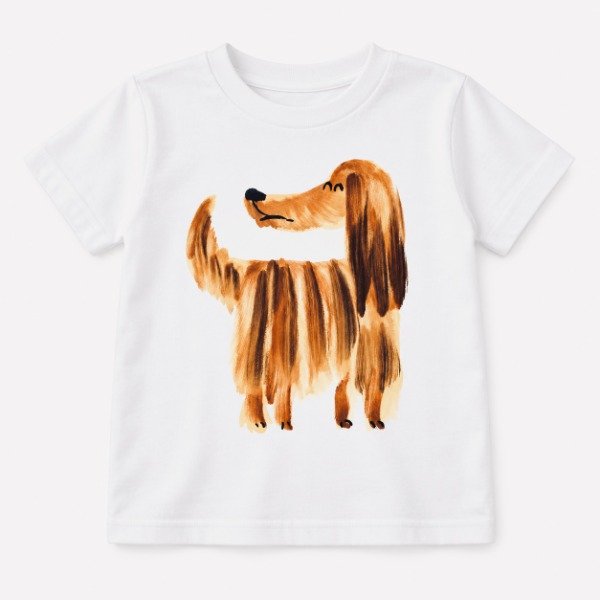 Producto - Remera infantil - PERRO MARRON - 1