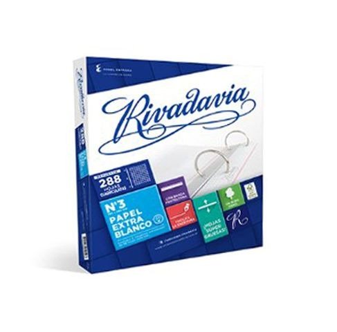 Producto - REPUESTO CARTA CUADRICULADO 288H C/BANDA RIVADAVIA