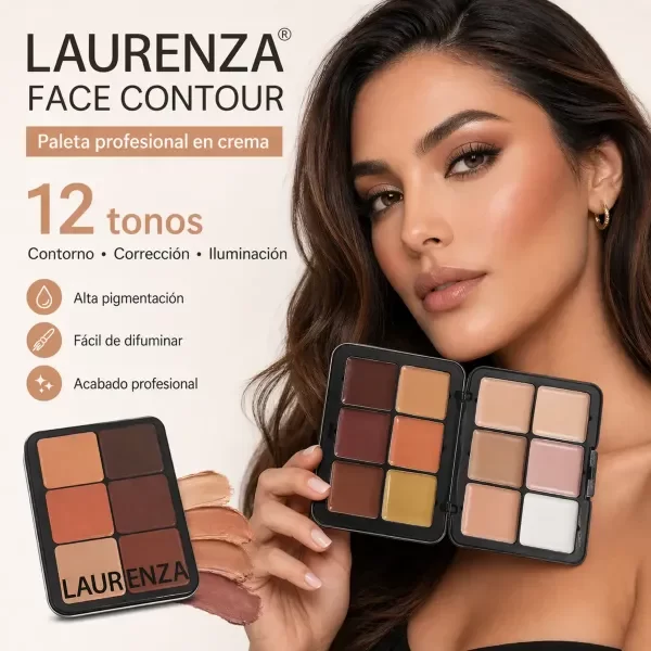 Producto - Paleta de contorno en crema - LAURENZA - 1