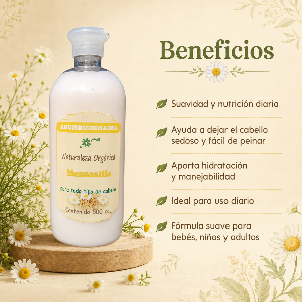 Producto - Acondicionador de Manzanilla 500 ml Suavidad Natural para Toda la Familia - 1