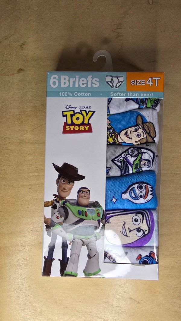 Producto - Calzoncillos - Disney Pixar Toy Story - Pack x6 4T