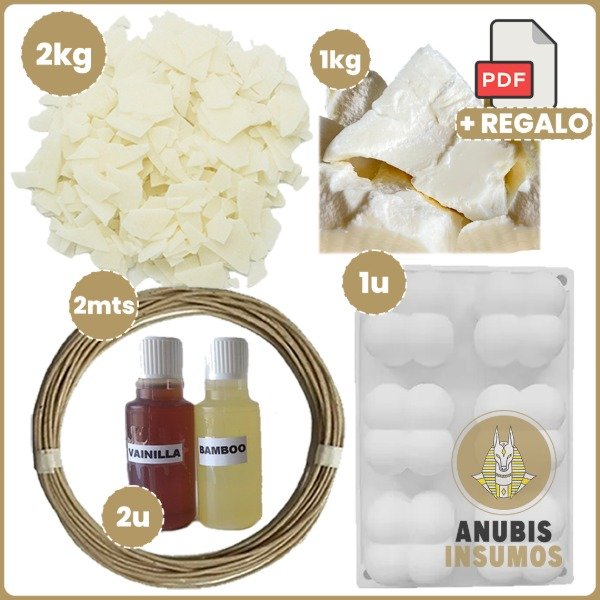 Producto - KIT VELAS DE MOLDE NUEVO (70/30) (PRINCIPIANTE) (+NUEVO)