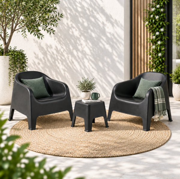 Producto - Set 2 sillones Shark + mesita