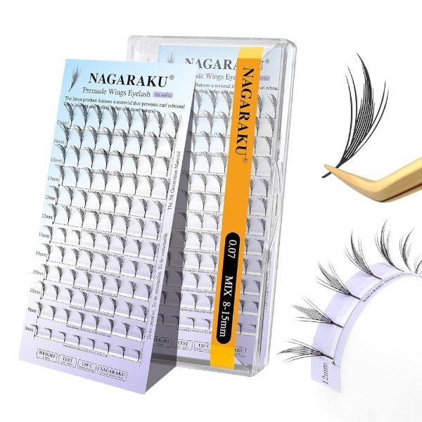 Producto - Pestañas Nagaraku Wings 0.07 D Mix